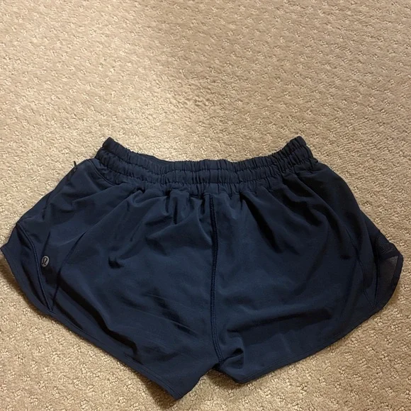 Lululemon Athletica Dark Blue Athletic Shorts - Picture 2 of 3